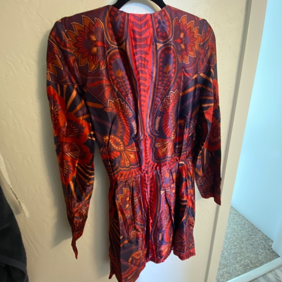 Farm Rio Macaw Mini Wrap Dress - Picture 4 of 4